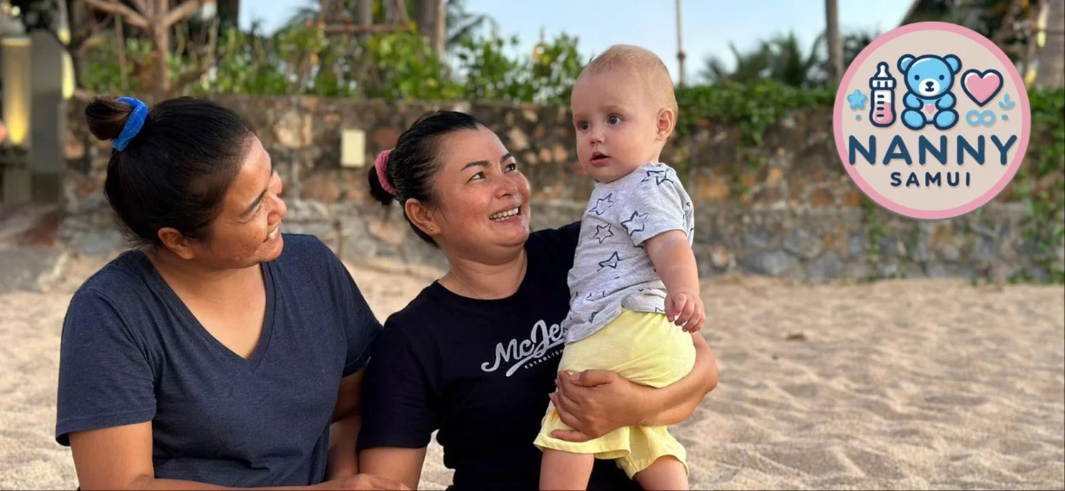 nanny samui babysitting children care thailand holiday mothers